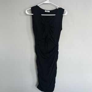 Amazon Elegant Black Midi Dress